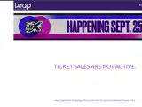 Leap Event Technology coupon verification screenshot