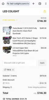 Tr15 coupon verification screenshot