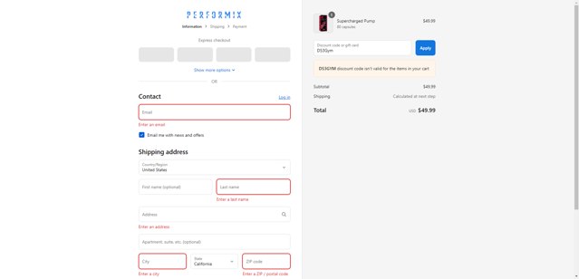 Ledge Lounger checkout page showing Ledge Lounger discount code box | Screenshot taken by SimplyCodes community member on Aug 27, 2025