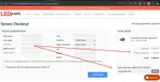 LEDSupply coupon verification screenshot