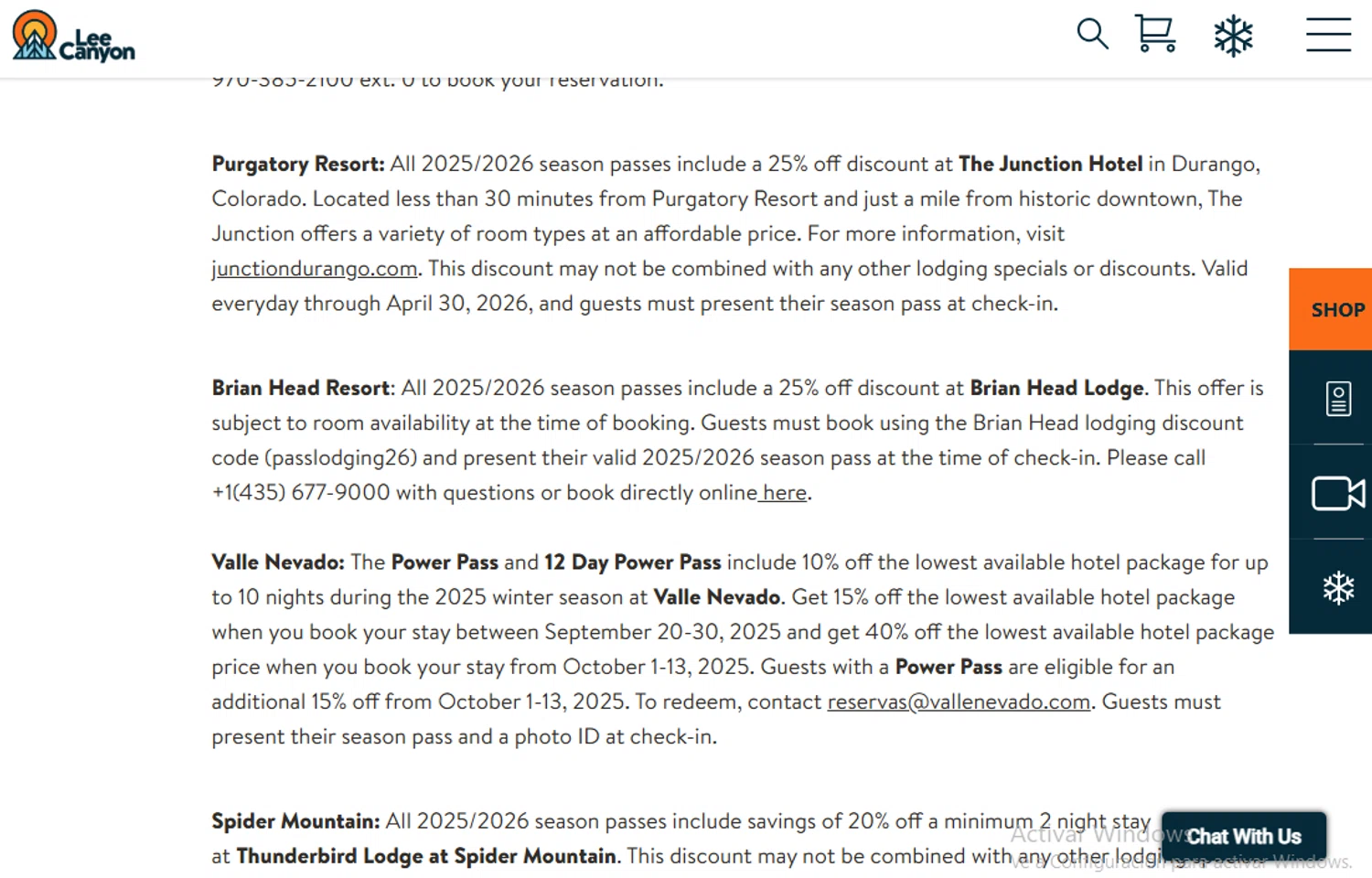 Lee Canyon checkout page showing Lee Canyon promo code box | Screenshot taken by SimplyCodes community member on Jan 17, 2026