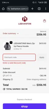 xmas20 coupon verification screenshot