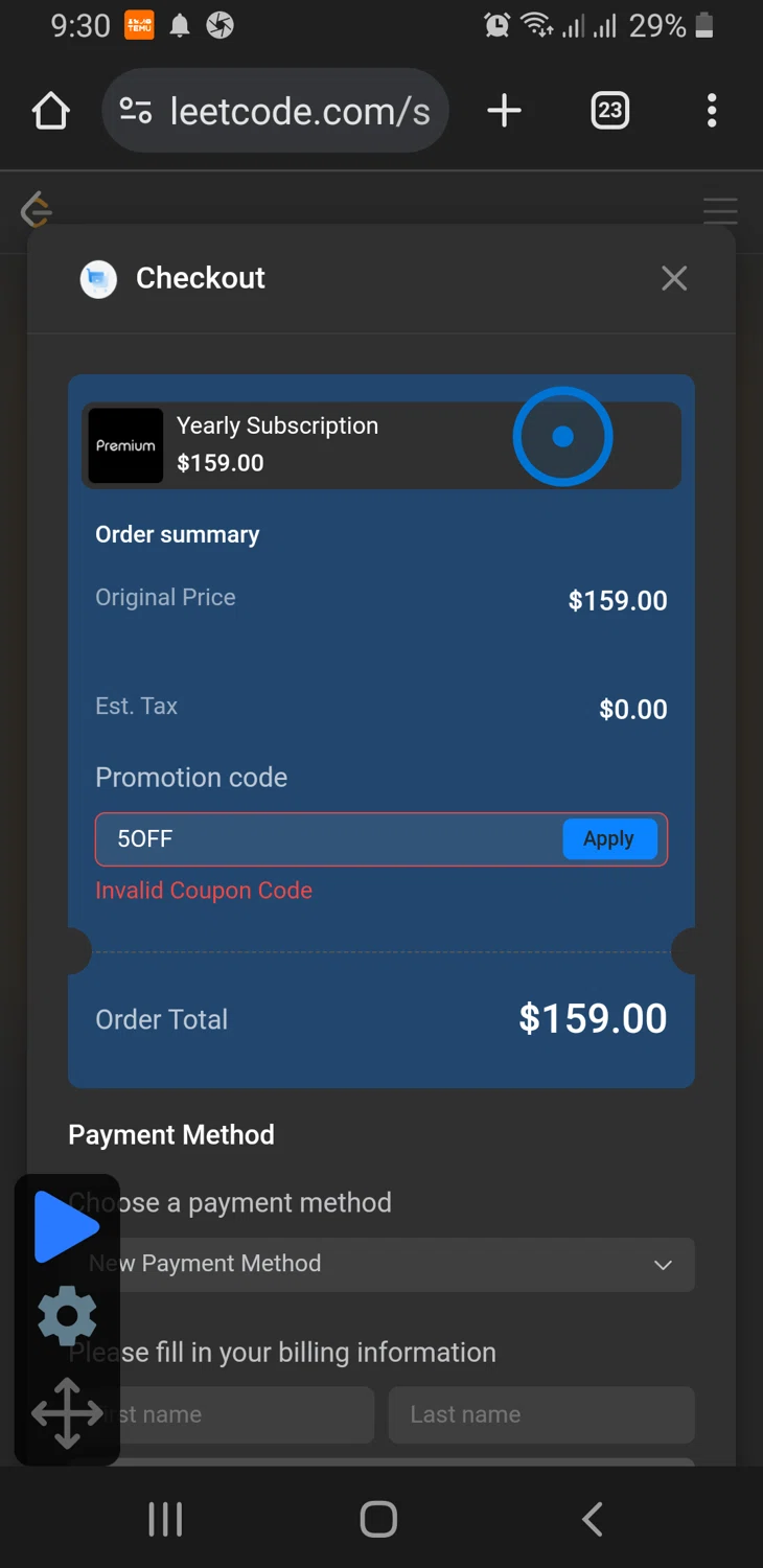 LeetCode Promo Codes - 30% Off | January 2025