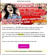 RIFFLOVE coupon verification screenshot