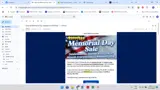 MEMORIAL25 coupon verification screenshot