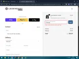Legendary coupon verification screenshot