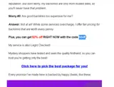 50off coupon verification screenshot