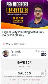 SALE30 coupon verification screenshot