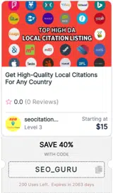 seo_guru coupon verification screenshot