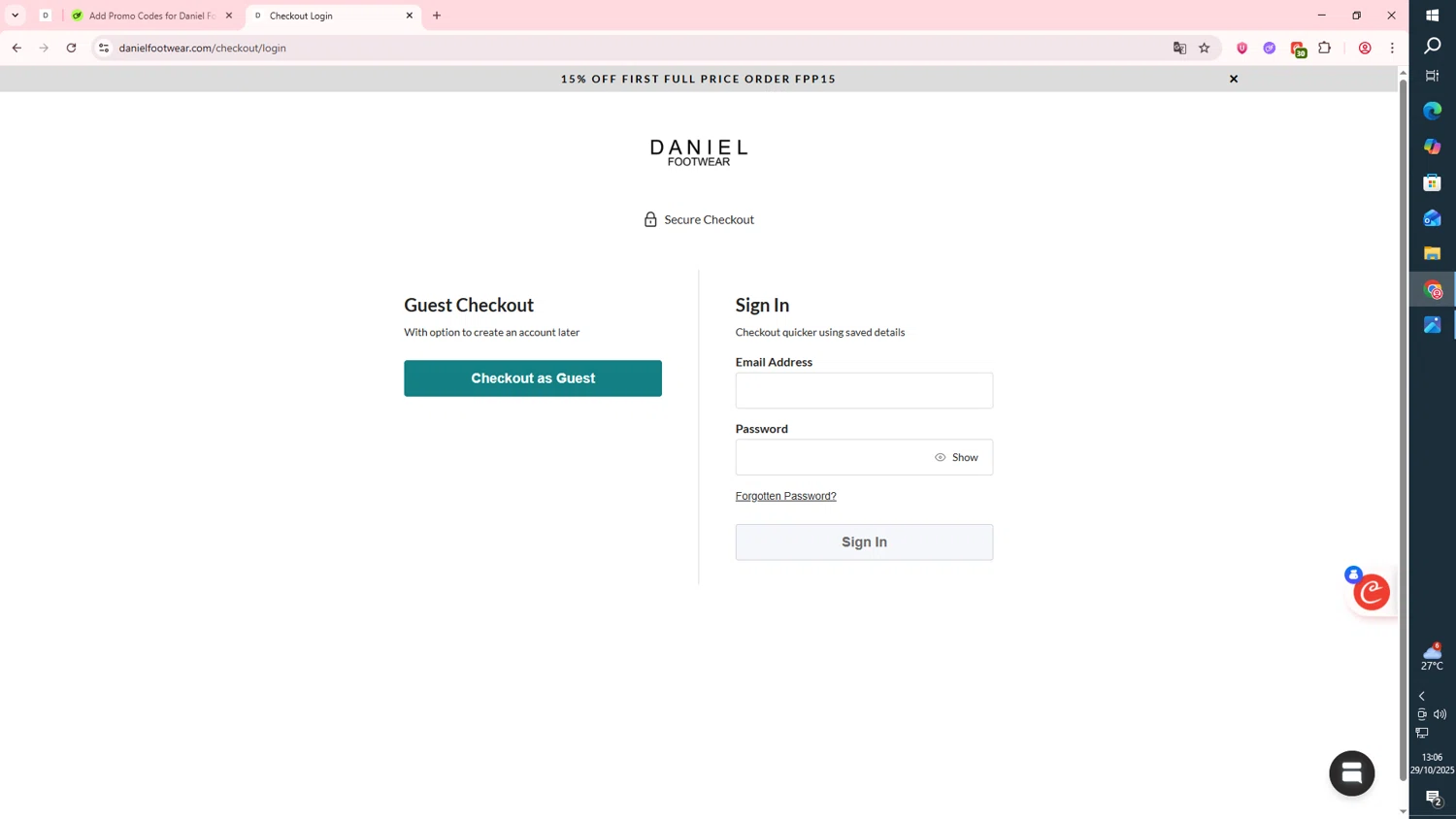 LEGO promo code screenshot showing code AUTUMN applied at LEGO checkout page. Uploaded by SimplyCodes community member SavingsAce7790 on Oct 29, 2025