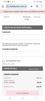 JB2025 coupon verification screenshot