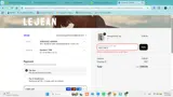 LE JEAN coupon verification screenshot