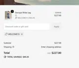 LE JEAN coupon verification screenshot