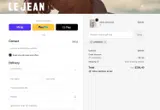 LE JEAN coupon verification screenshot