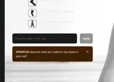 SPRING20 coupon verification screenshot