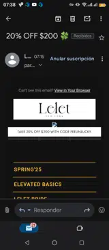 Feelinlucky coupon verification screenshot