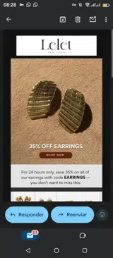 Earrings coupon verification screenshot