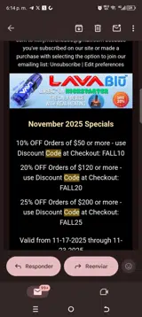 LeLuv coupon verification screenshot