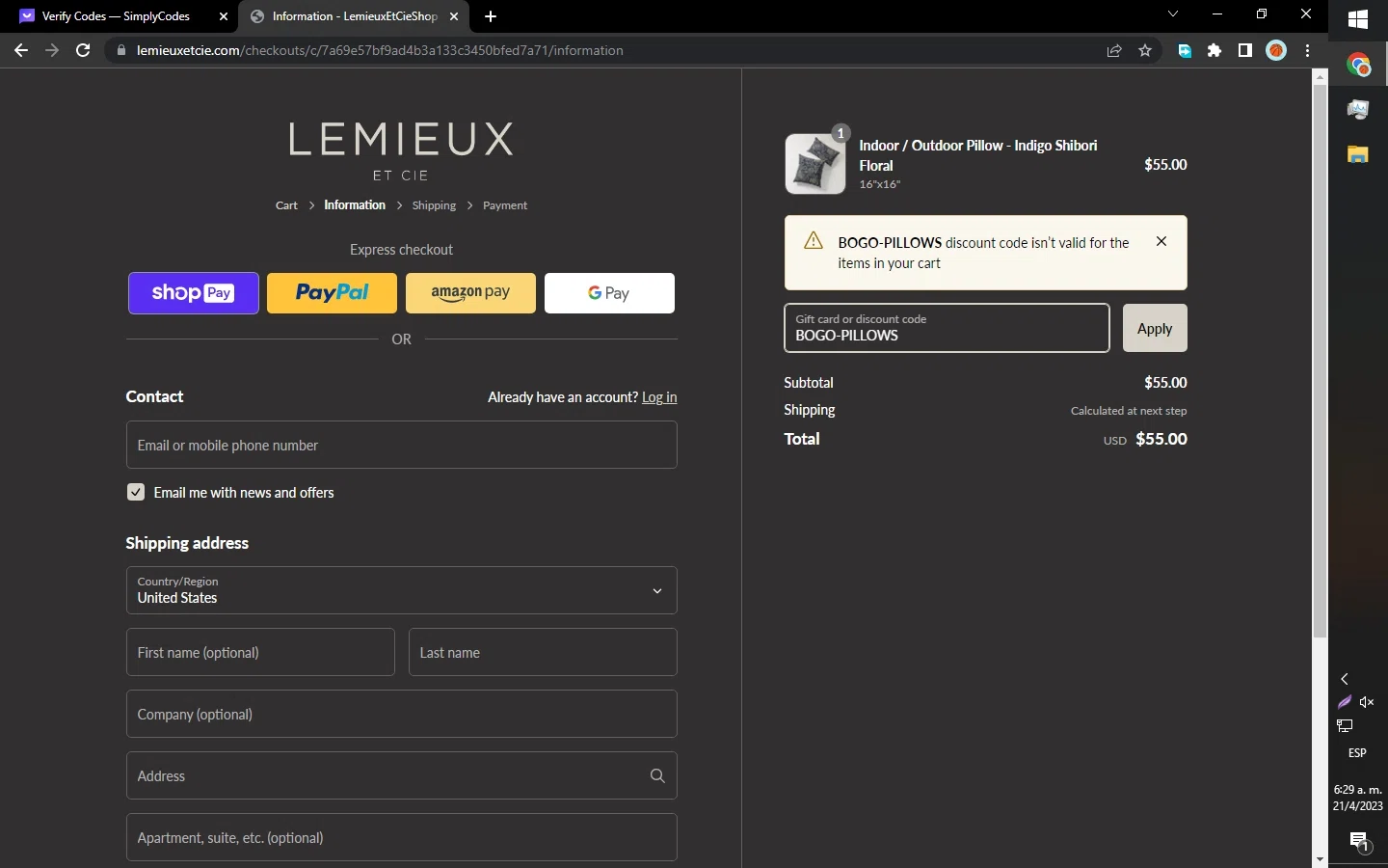 how to use Lemieux Et Cie coupons