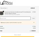 G40 coupon verification screenshot