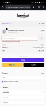 Evelina coupon verification screenshot