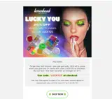 LUCKY25 coupon verification screenshot