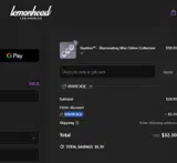KNV8C4QC coupon verification screenshot