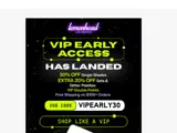 vipearly30 coupon verification screenshot