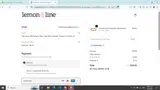 Lemon & Line coupon verification screenshot