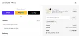 Lemon Park coupon verification screenshot