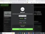 MGRTYZ6 coupon verification screenshot