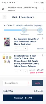 LENNIES6 coupon verification screenshot