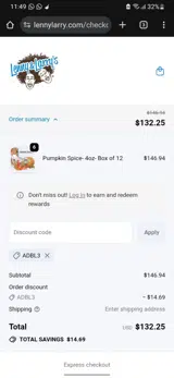 ADBL3 coupon verification screenshot