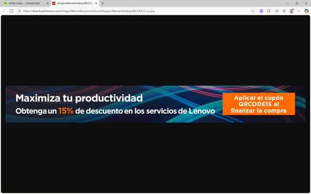 Lenovo checkout page showing Lenovo coupon code box | Screenshot taken by SimplyCodes community member on Sep 24, 2025