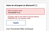 Lenovo coupon verification screenshot