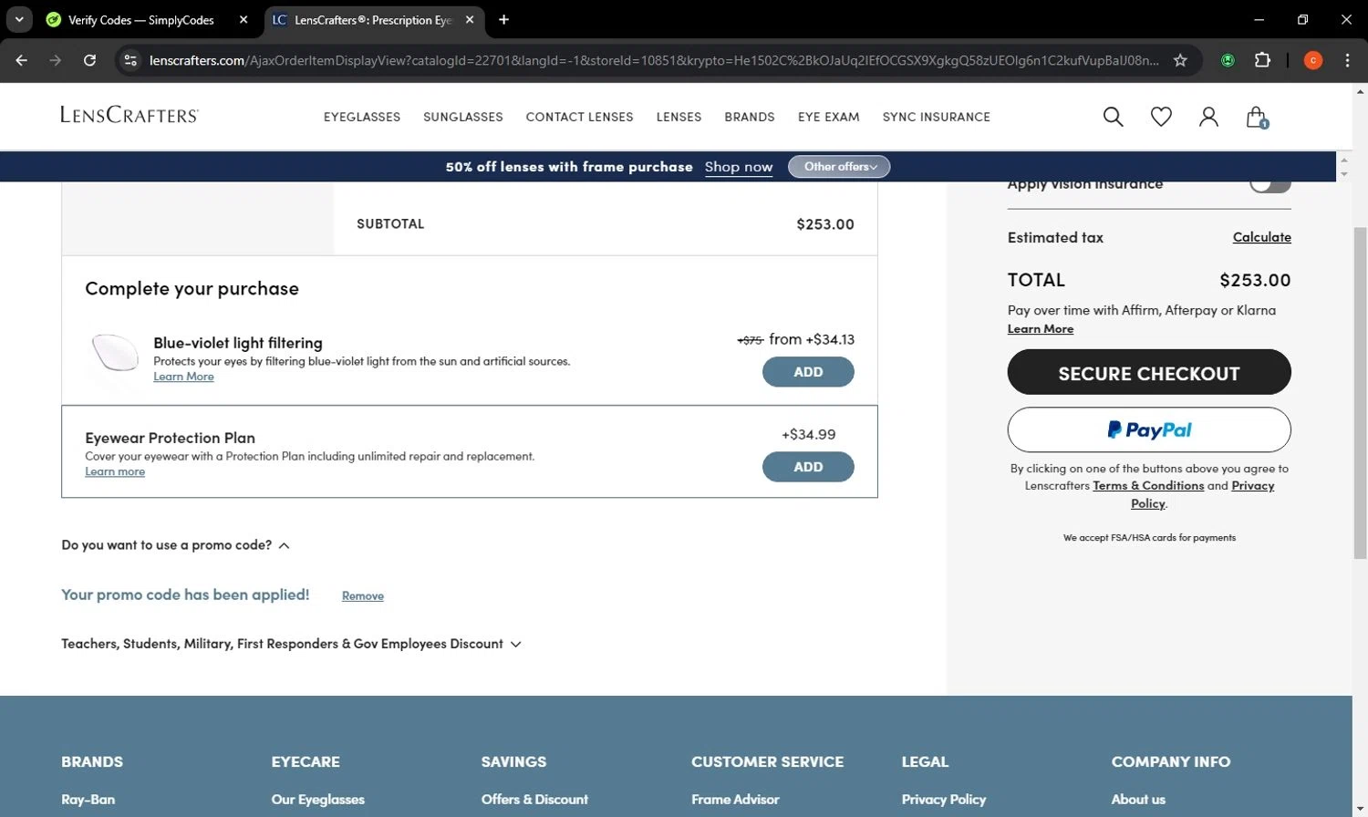 LensCrafters Promo Codes & Black Friday 2024 Deals 10 Off