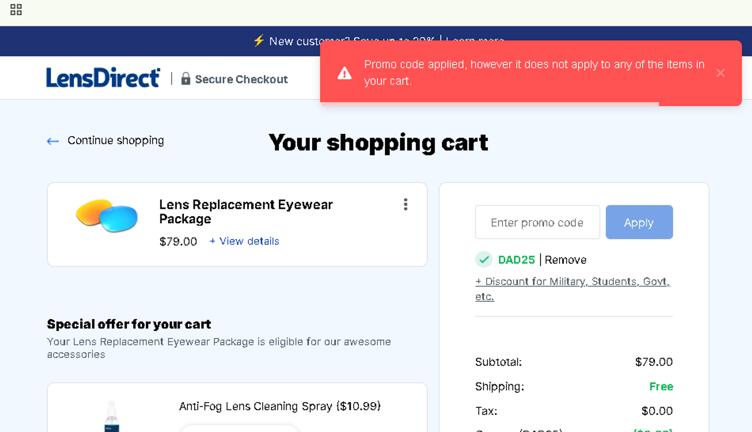 Lens Direct Promo Codes - 30% Off (Verified) Oct 2025