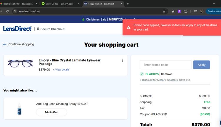 Lens Direct Promo Codes - 30% Off (74 Verified) Jan 2026