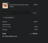 lself10liam coupon verification screenshot