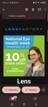 Eyehealth10 coupon verification screenshot