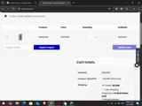 LENSO10% coupon verification screenshot
