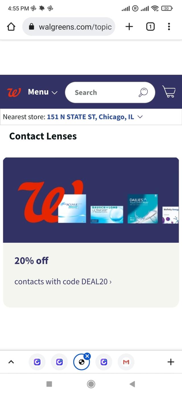 Lens World checkout page showing Lens World promo code box | Screenshot taken by SimplyCodes community member on Jul 16, 2022