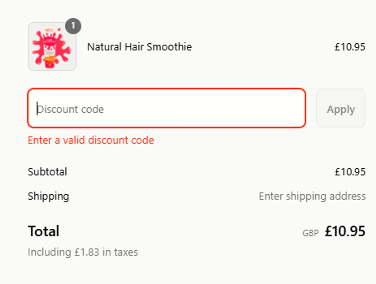 Leonard USA checkout page showing Leonard USA promo code box | Screenshot taken by SimplyCodes community member on May 5, 2025