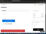 BF40 coupon verification screenshot