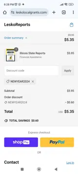 NEWYEAR2024 coupon verification screenshot