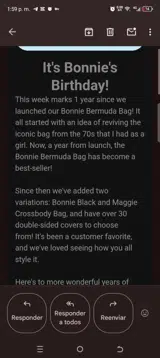 BONNIEBIRTHDAY coupon verification screenshot