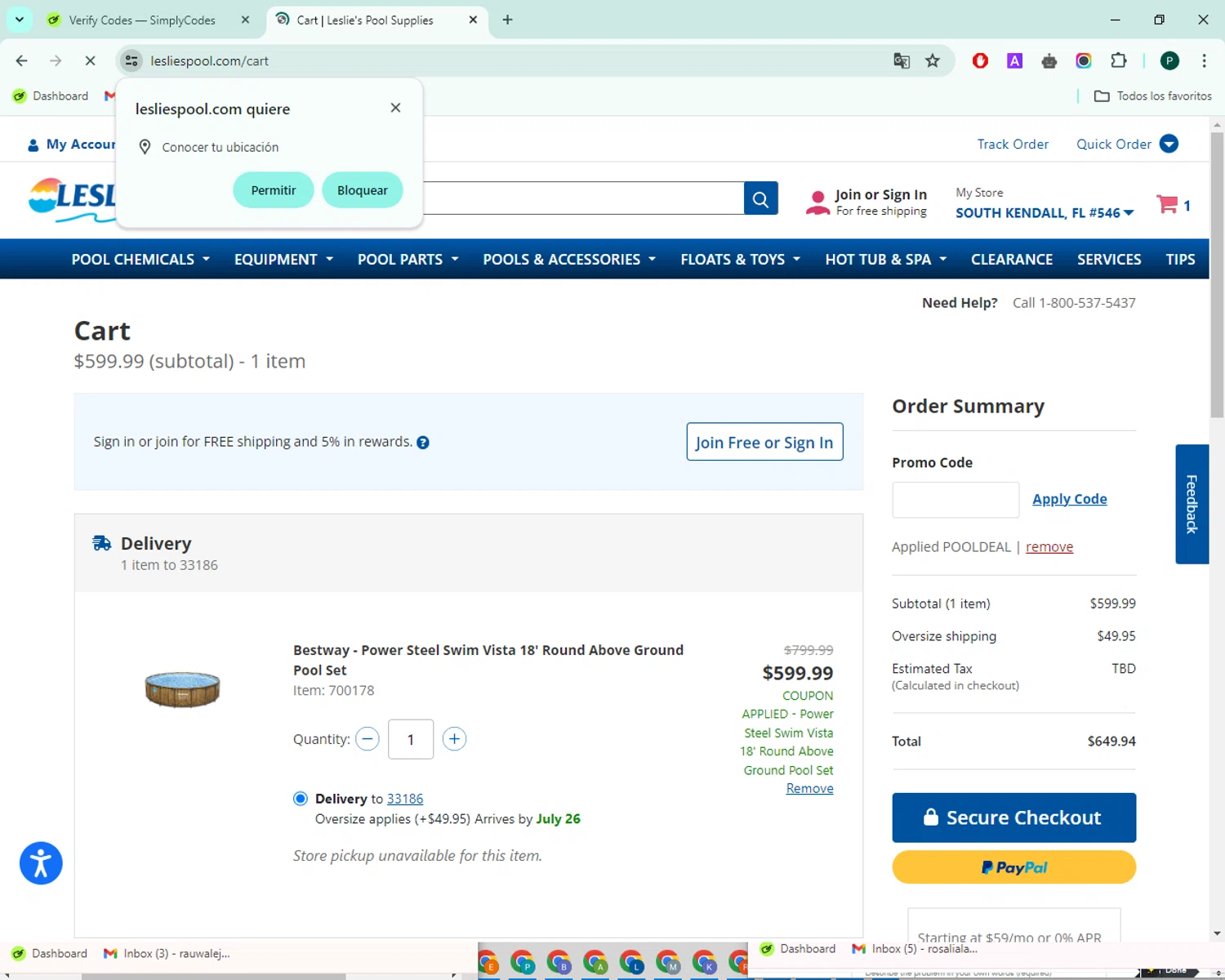 Leslie's Pool Coupons 25 Off Promo Codes in August 2024 SimplyCodes