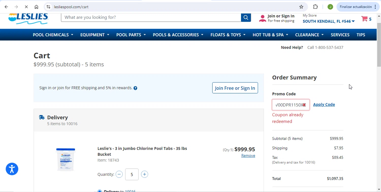 Leslie's Pool Coupons 25 Off September 2024