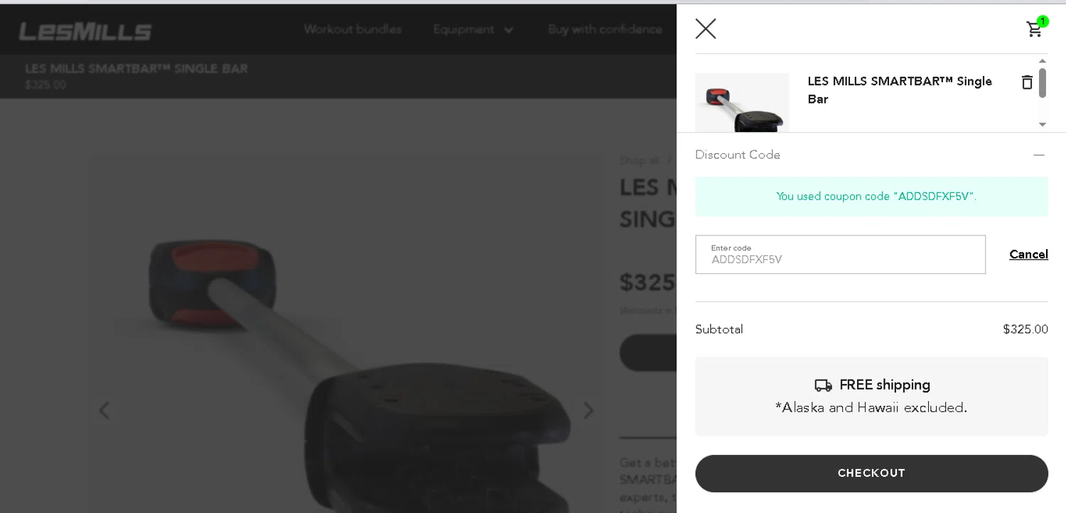 how to use Les Mills coupons