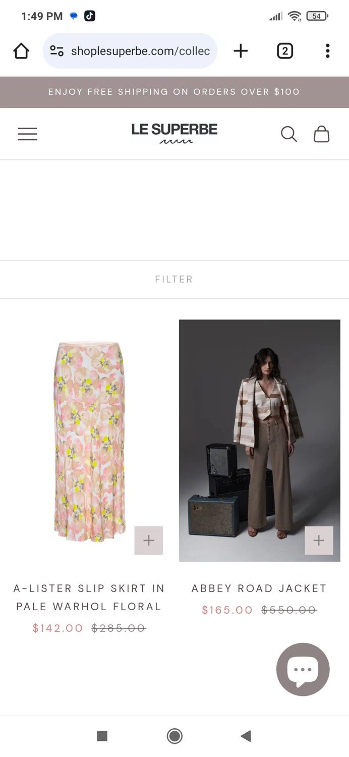 Le Superbe promo code screenshot showing code STAYSUPERBE15 applied at Le Superbe checkout page. Uploaded by SimplyCodes community member codetester on Mar 12, 2025